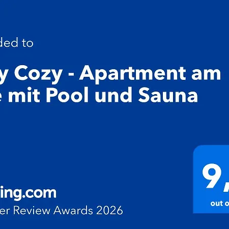 Apartament Cozy - Am Mit Pool Und Sauna Bad Saarow